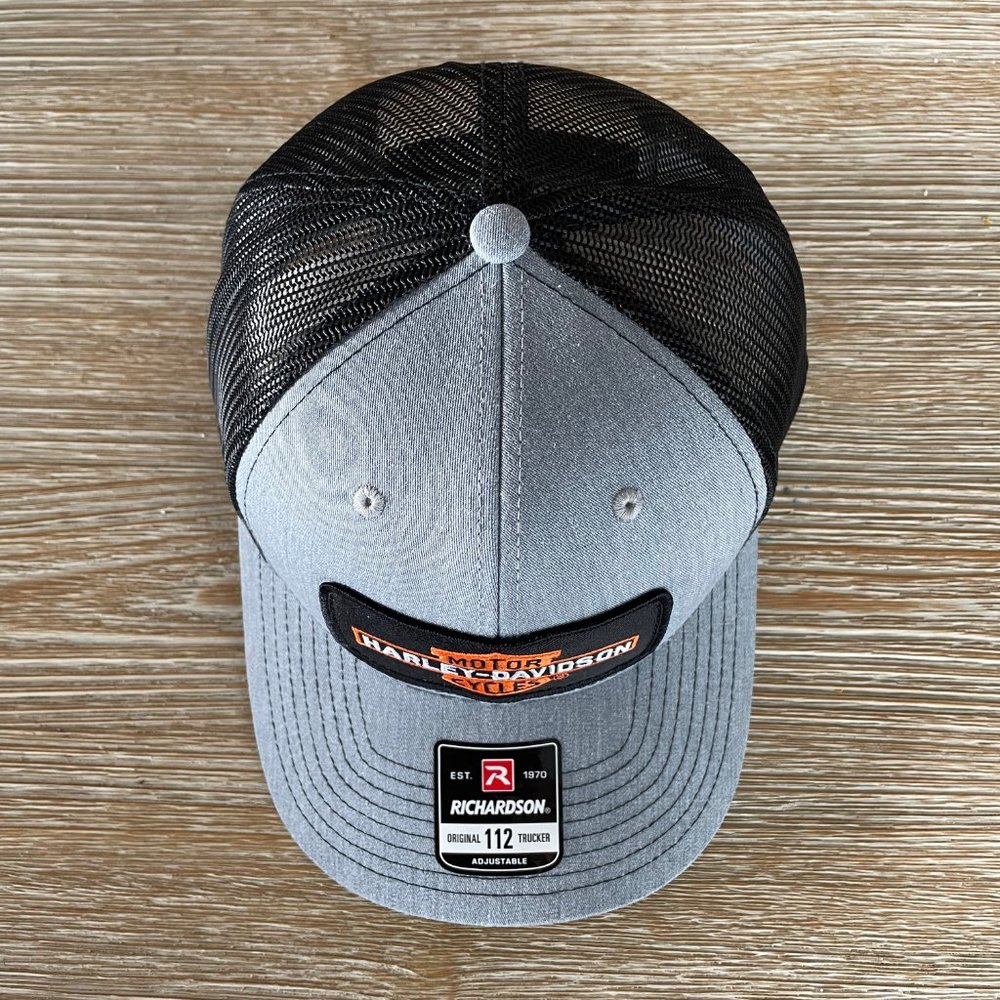 Harley Davidson Bar & Shield Patch Hat - Richardson 112 - Picture 5 of 8